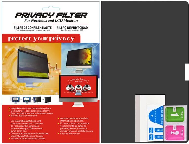 INF 43,2 cm (17 Zoll) Sichtschutzfolie - Anti-Glare & Blaulichtfilter