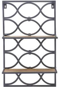 Linon Home Decor Linon Watson 2-tier Nickel Wall Shelves