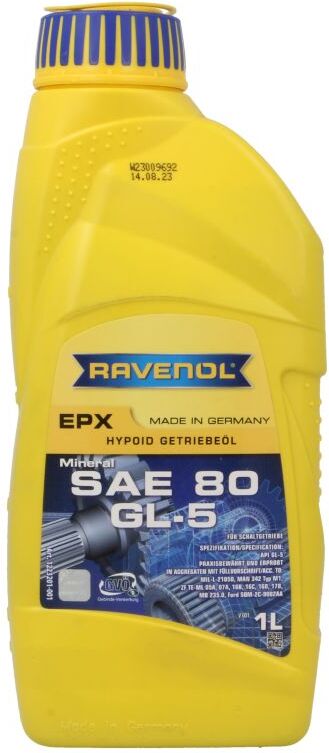 Getriebeöl RAVENOL 1223201 EPX SAE 80 GL-5 1L