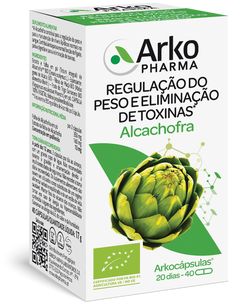 Arkopharma Suplemento Bio Regulação do Peso Alcachofra 40 cápsulas