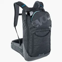 EVOC Trail Pro 10 Bike-Rucksack mit Rückenprotektor, 10 Liter, Black / Carbon Grey