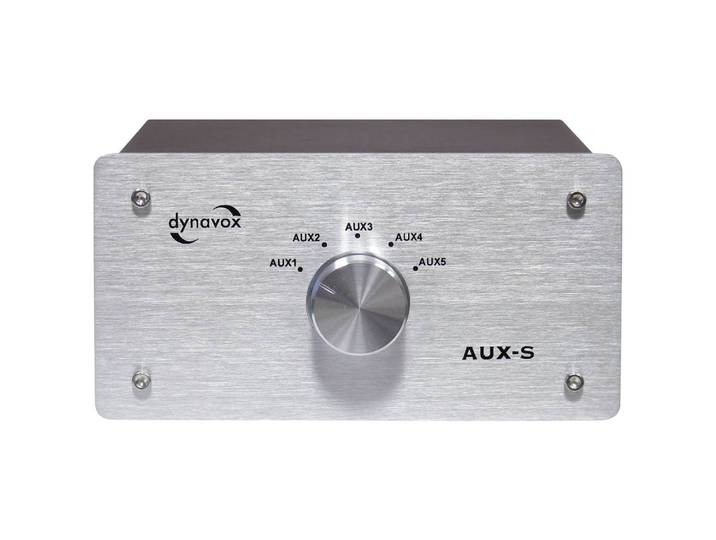 Sintron - Dynavox Aux-s Switch Rca/audio Boîtier Métallique Argent