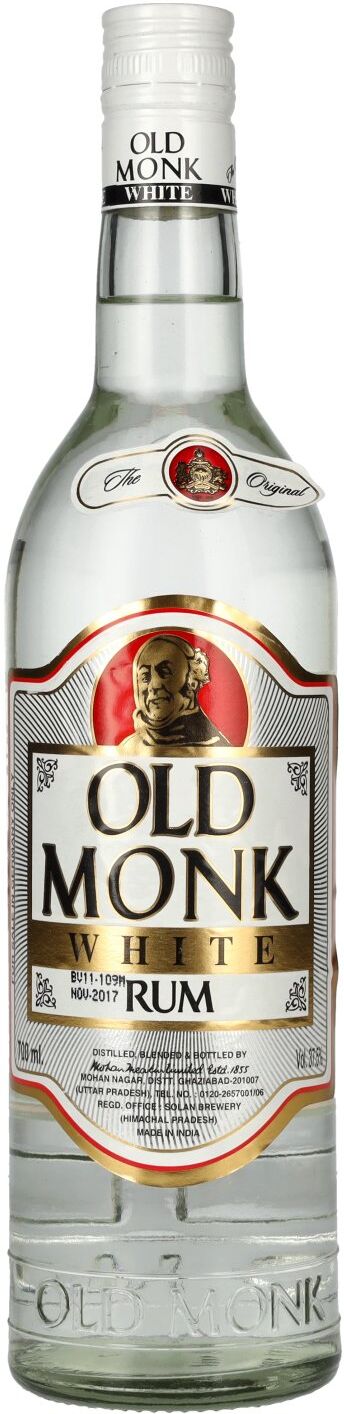 Old Monk Rum Old Monk WHITE Rum 37,5% Vol. 0,7l