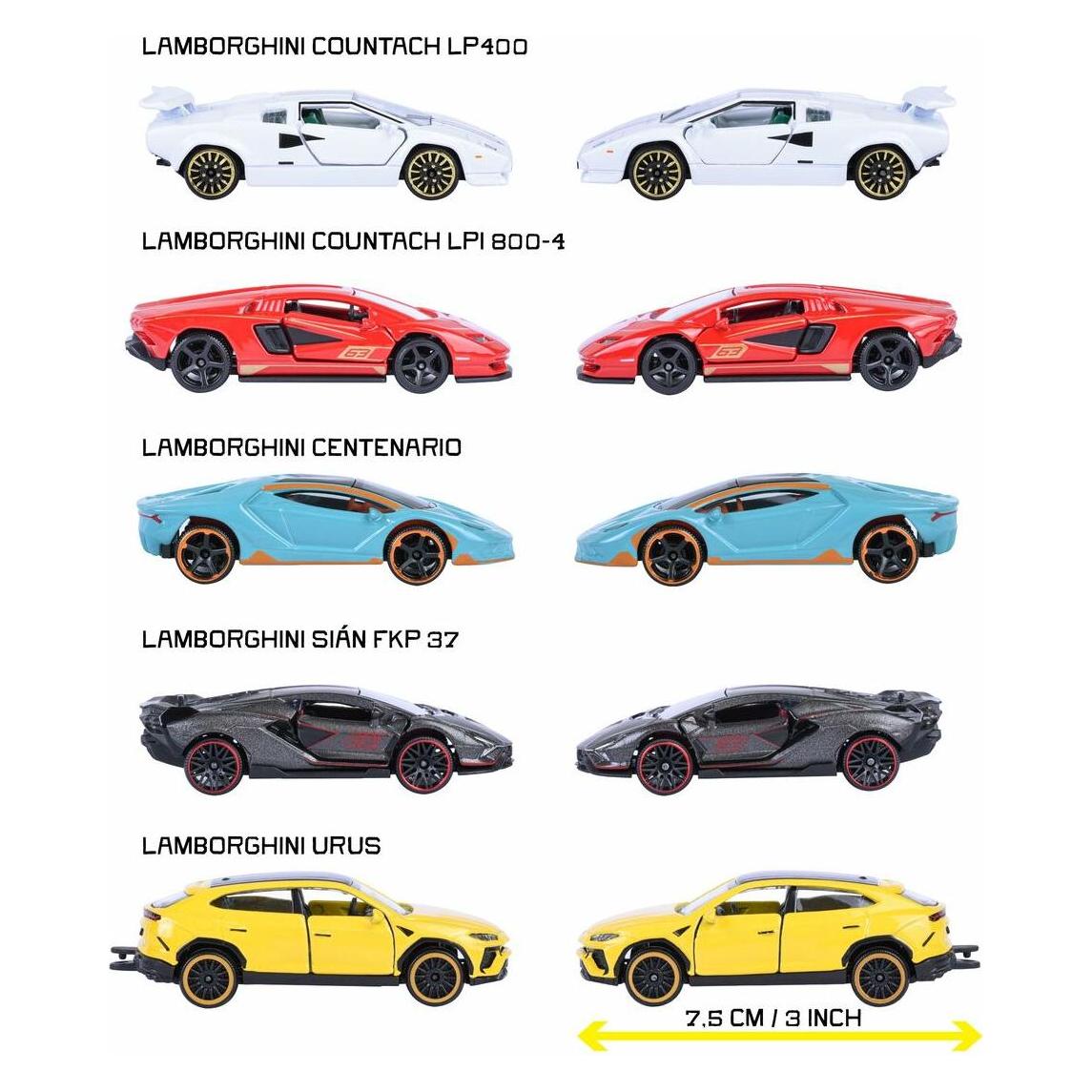 Majorette Lamborghini 5 Pieces Giftpack (212105001)