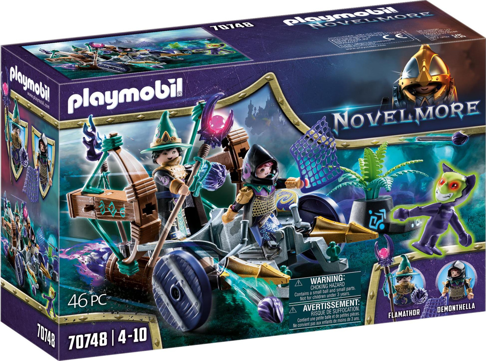 Playmobil Violet Vale Demonen-vangerwagen met figuren en accessoires