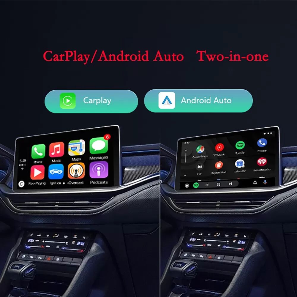INF 2-in-1 Kabelloser CarPlay & Android Auto Adapter für Apple Geräte