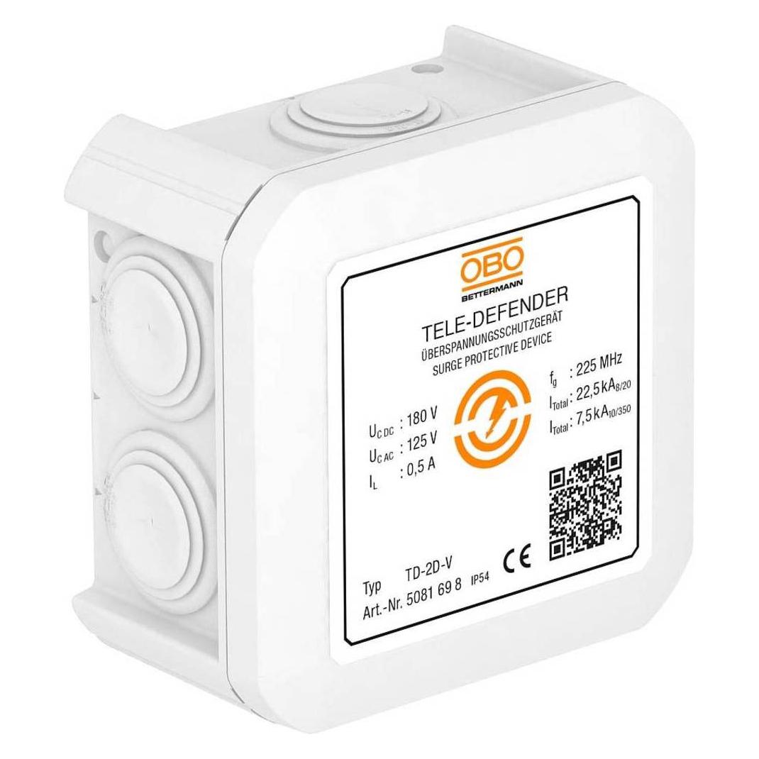 OBO Bettermann OBO Kombischutzableiter TD2DV für Telekommunikation (5081698)