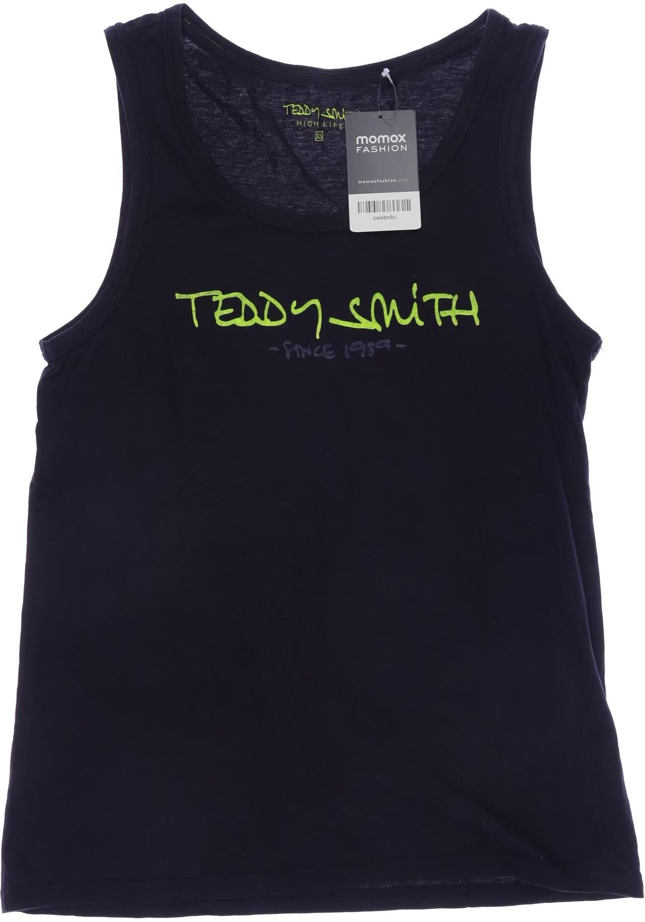 Teddy Smith Damen Top, Marineblau, Gr. XS, Baumwolle - Second Hand