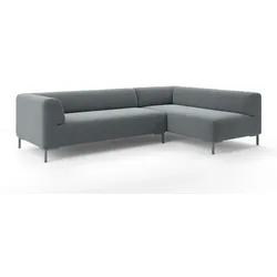 freistil Ecksofa 185 Stoff Blaugrün