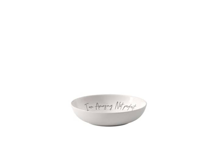 Villeroy & Boch – Statement Dessertschale Weiß, Schwarz, Spülmaschinenfest, Mikrowellensicher, Schüssel, Bowl, Schale, Premium Porcelain