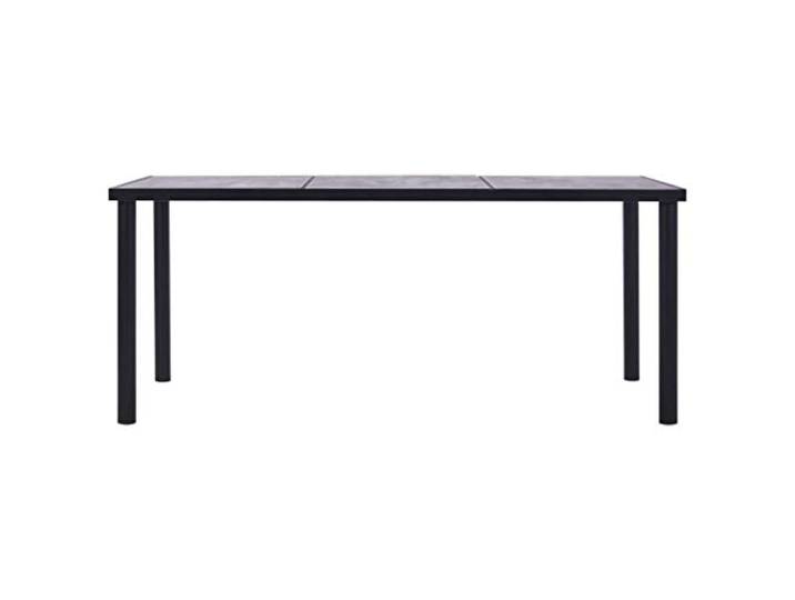 HKLGBVCR Esstisch, Schwarz, Grau, Beton, 200 x 100 x 75 cm, MDF