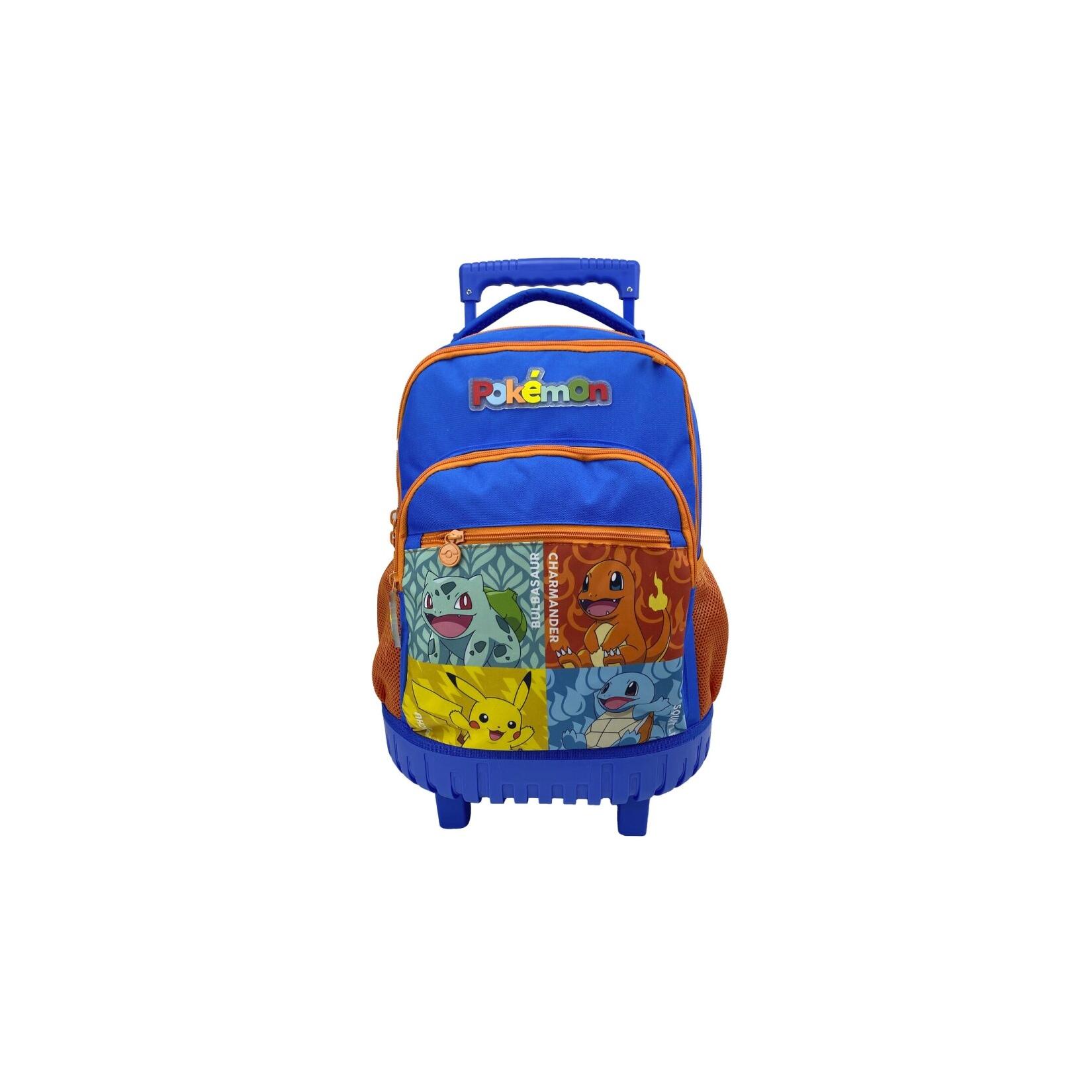 Pokémon Trolley Rucksack 52 cm Schulrucksack mit Rollen Teleskopgriff