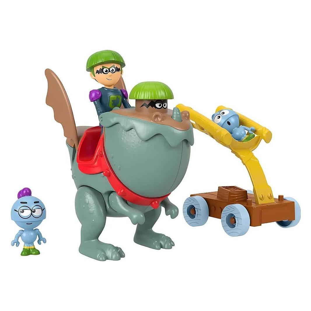 Mattel Gus - Der klitze-kleine Ritter Drache und Ritter Katapult (HGP55)