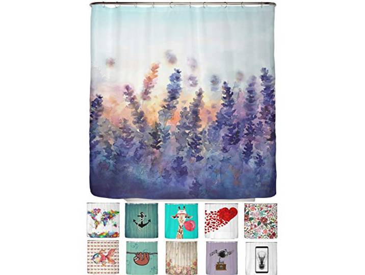 arteneur Douchegordijn Antischimmel 180x200cm Lavendel