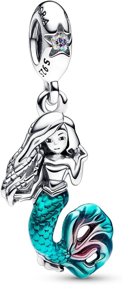 Charm Pandora Pendant Ariel Disney La Petite Sirene Femme