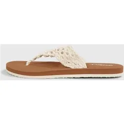 O'NEILL Damen Flip Flops DITSY CROCHET SANDALS, Größe 40 in Weiß Weiß