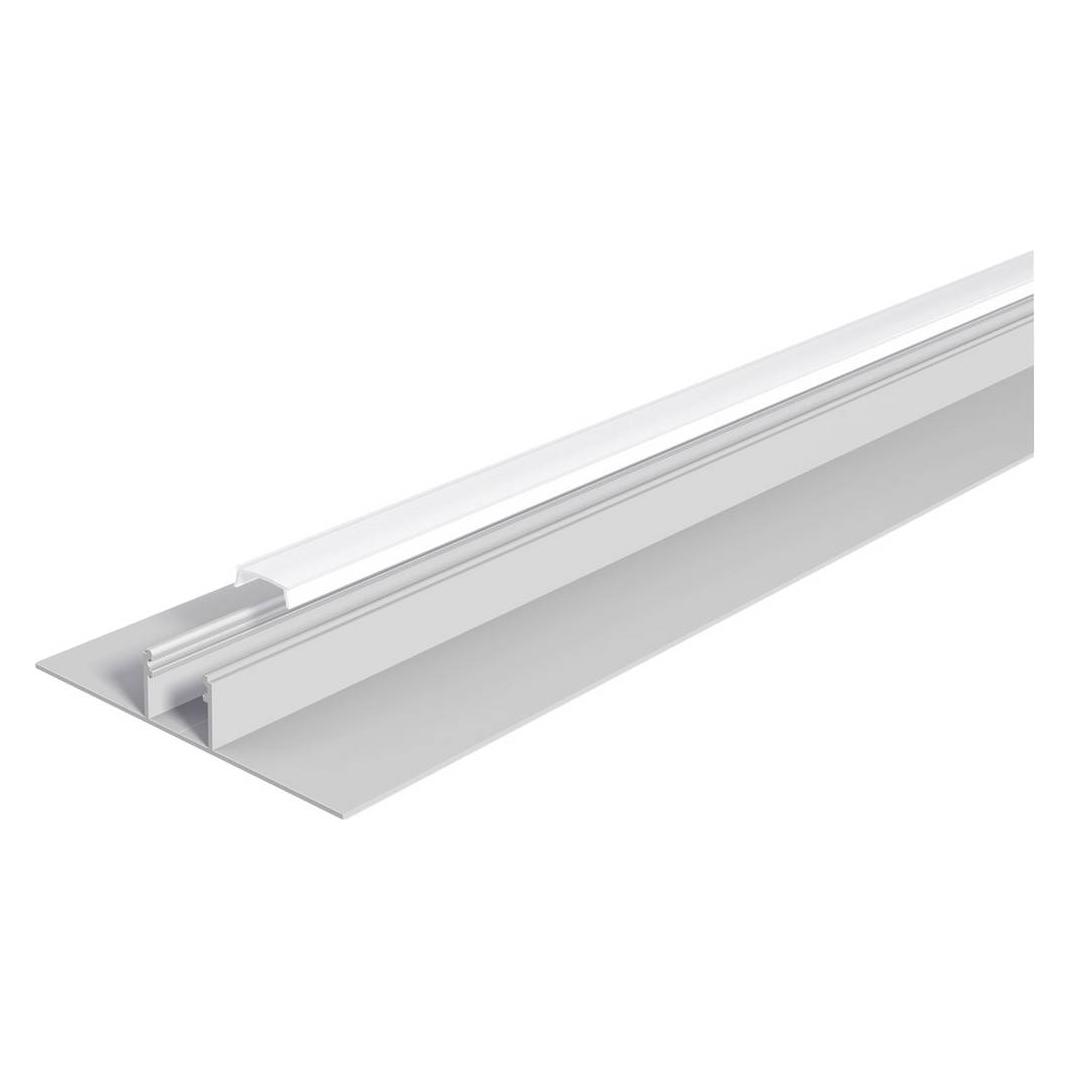 EVN Lichttechnik Alu-Profil m. Abdeckung APTB2AM200 Opal, 2m Mechanisches Zubehör für Leuchten 4037 (687060)