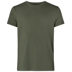 Resteröds Bamboo Crew Neck Dunkelgrün Medium Herren