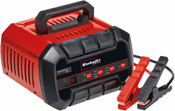 Einhell CE-BC 15 M - Kfz-Ladegerät - 12V - Kfz- und Motorradbatterie  - Stahl/Kunststoff