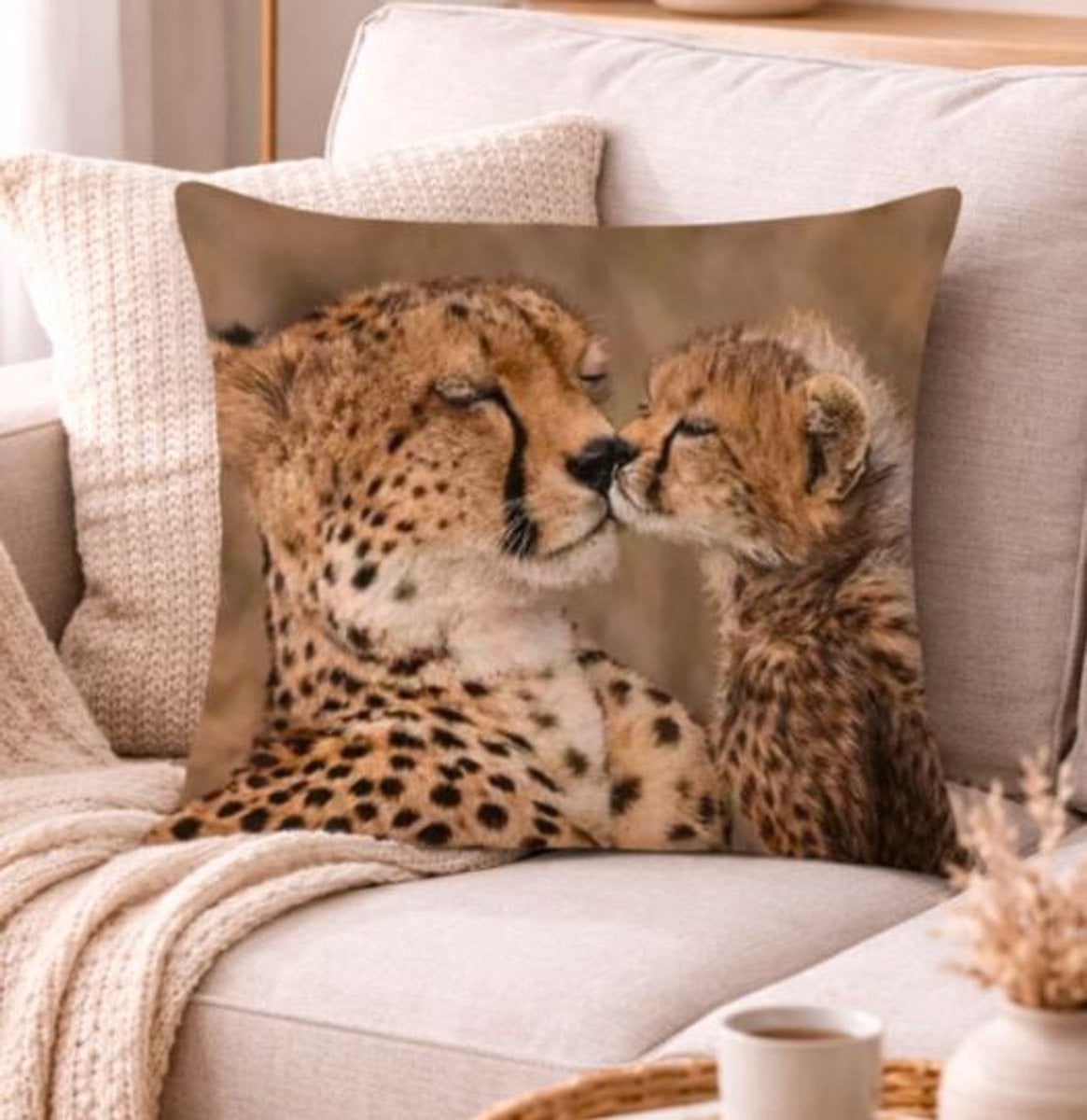 Velvet Tender Safari Collection Kussenhoes 45x45 cm