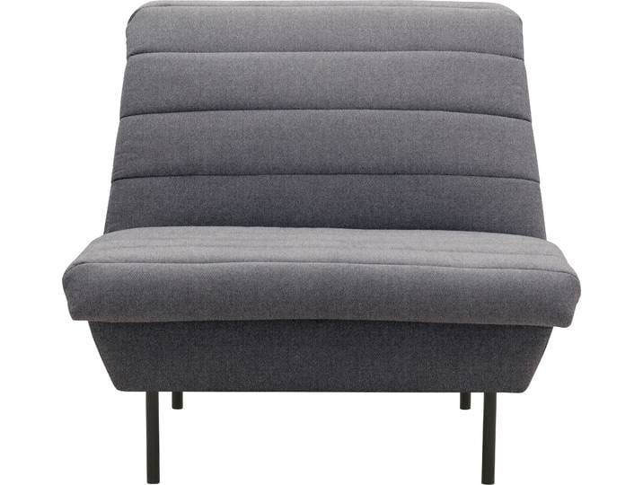 Sessel LOOKS IX , blau (blau, grau), B:92cm H:92cm T:103cm, 70% Polyester (recycelt), 30% Polyester, LOOKS BY WOLFGANG JOOP, Sessel, Sessel, Quersteppung, ohne Armlehnen