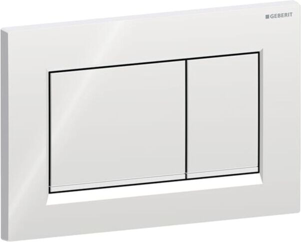 Geberit Sigma 20 Square Betätigungsplatte 115883KH1 hochglanz-verchromt / seidenglanz-verchromt