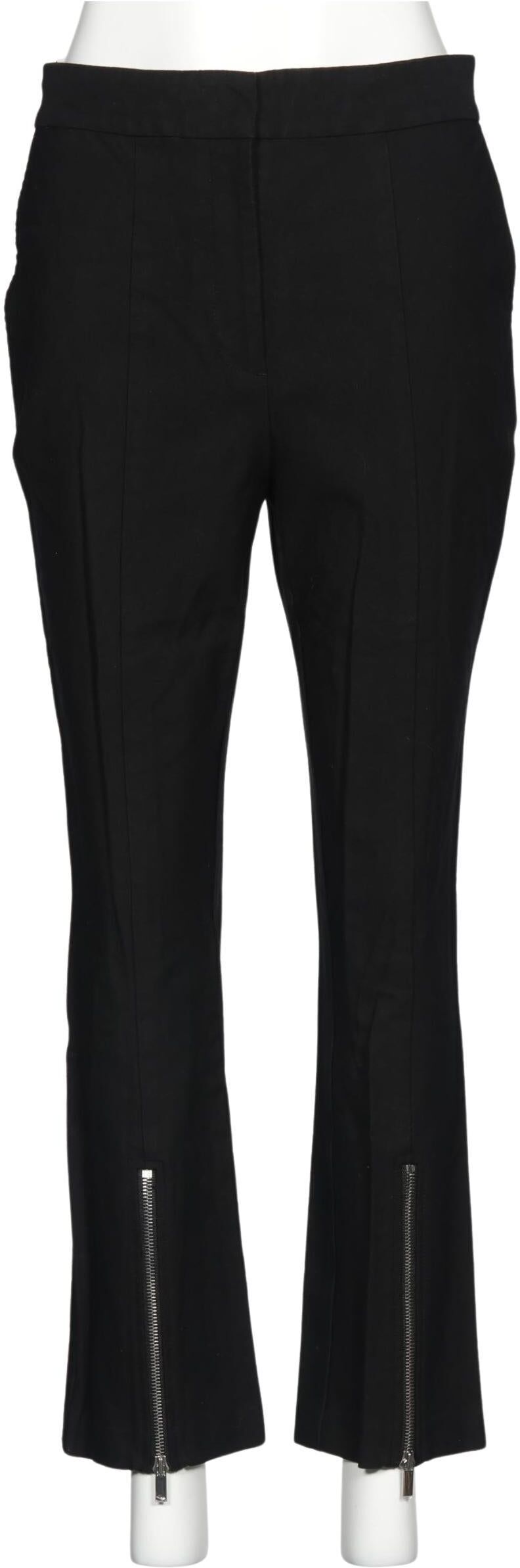 Derek LAM Damen Stoffhose, Schwarz, Gr. M (US 6), Elasthan / Baumwolle - Second Hand