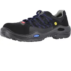Sicherheitshalbschuhe S1 "1635" E-SPORT - 43 - schwarz