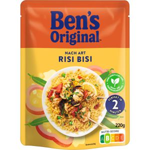 Bens-Original Fertiggericht Express Reis, Risi Bisi, je 220 g, 6 Stück