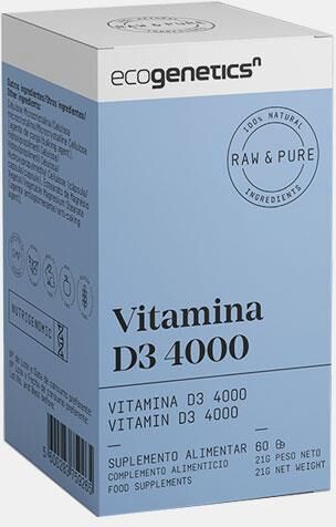 ECOGENETICS N VITAMINA D3 4000 IU 60 CAPSULAS