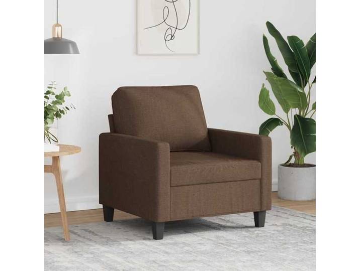 URBRAN®Fauteuil Marron 60 cm Tissu - Canapé salon_19311