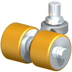 Blickle 839206 LD-VSTH 50K Doppel-Lenkrolle Rad-Durchmesser: 50 mm Tragfähigkeit (max.): 250 kg 1 St.