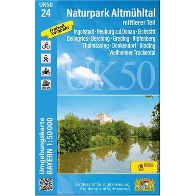 UK50-24 Naturpark Altmühltal mittlerer Teil, Sonstige von , Landesamt für Digitalisierung, Breitband und Vermessung, Bayern, 978-3-89933-997-0