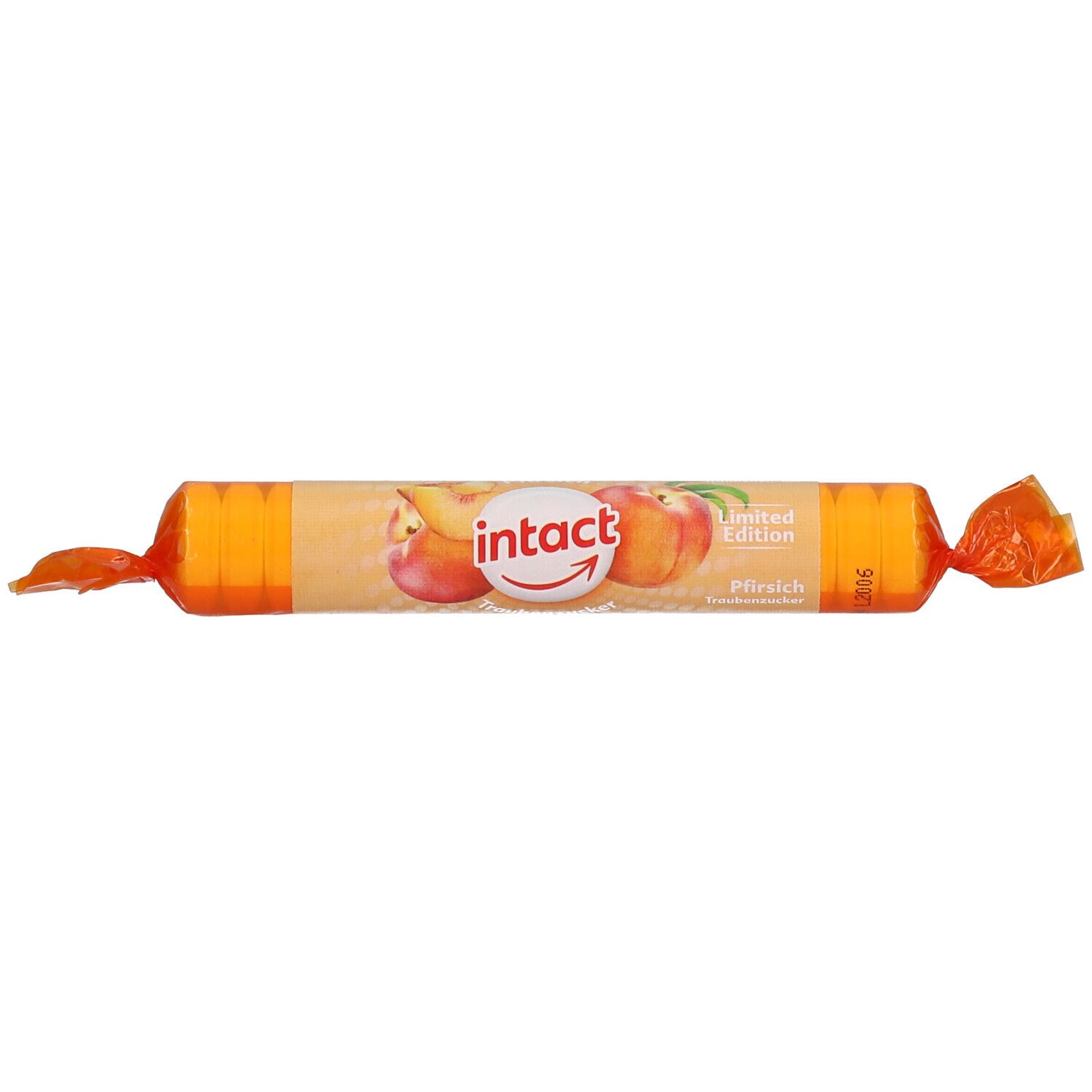 Intact Traubenzucker Rolle Pfirsich 40 g Bonbons