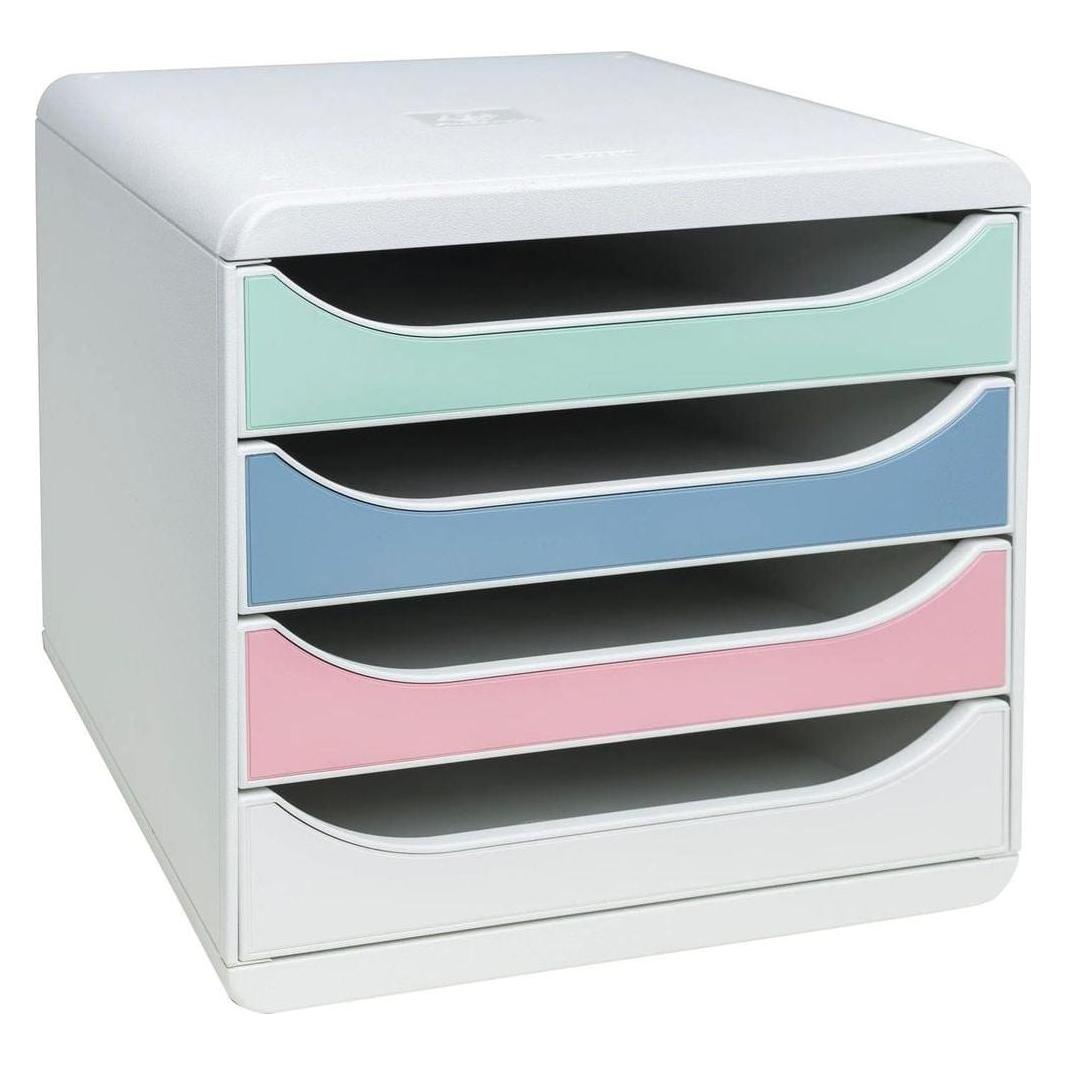 Exacompta Schubladenbox BIG BOX, 4 Schubladen, AutentiK (A4+) (310303D)