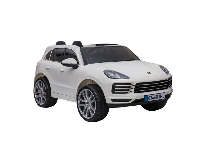 Elektroauto Kinder Porsche Cayenne weiss