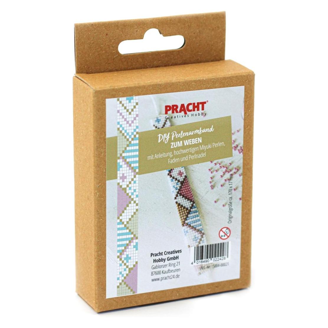 Magni DIY Perlenarmband weben weiss /bunt 170x17mm (43152943)