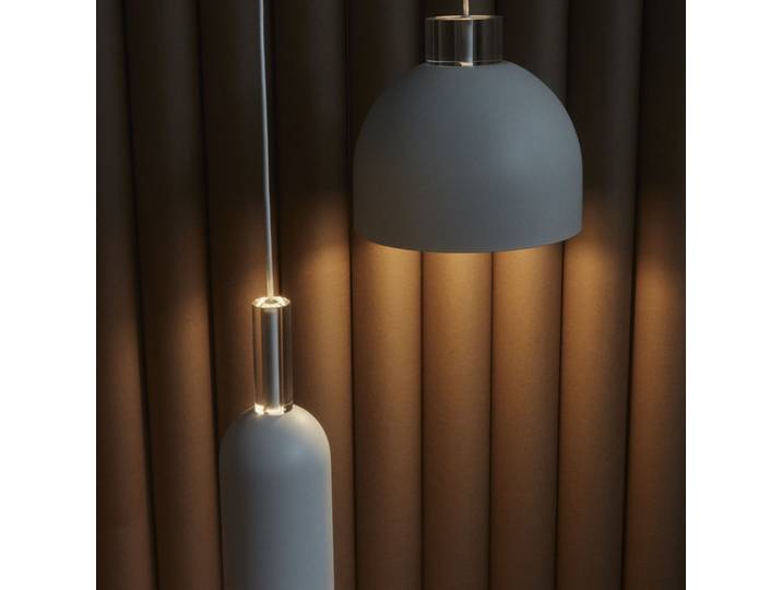 Luceo Cylinder Suspension Blanc/Clair - AYTM - Salon / séjour - Design - Métal - À ampoule unique