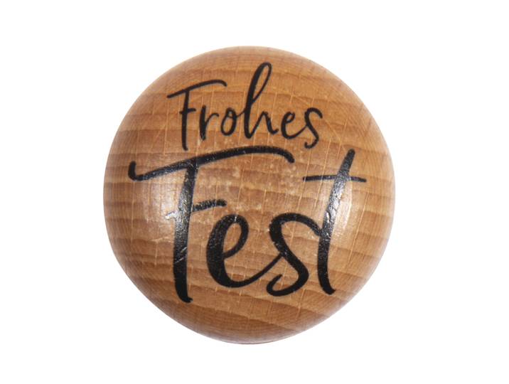 Stempel Frohes Fest, 3cm ø