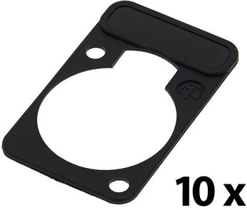 Neutrik DSS-0 Black 10x Schwarz