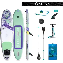 Aztron 11'0 x 32" Soleil Allround iSUP Board Set mit Windsurf-Option