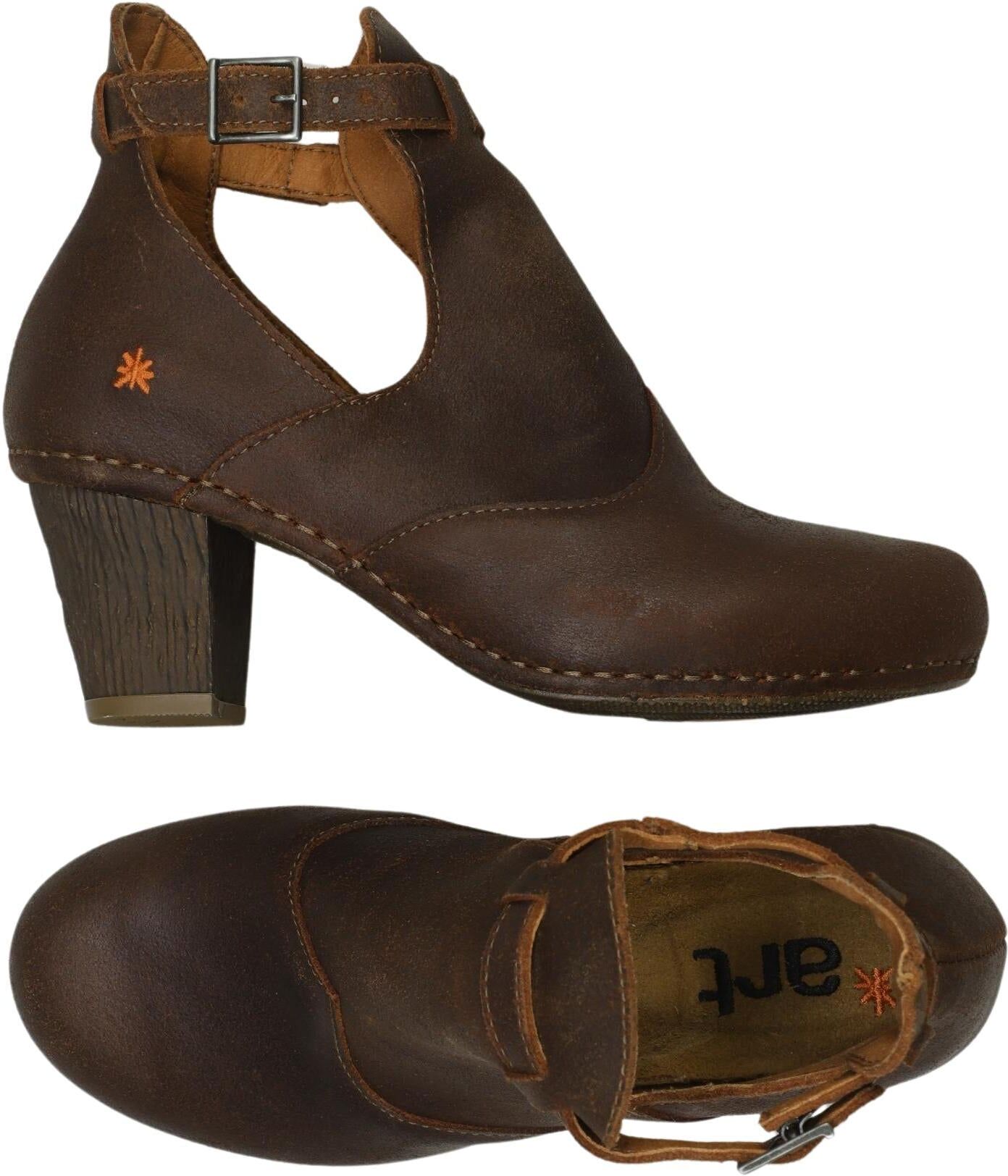 ART Damen Stiefelette, Braun, Gr. EU 38, Leder - Second Hand