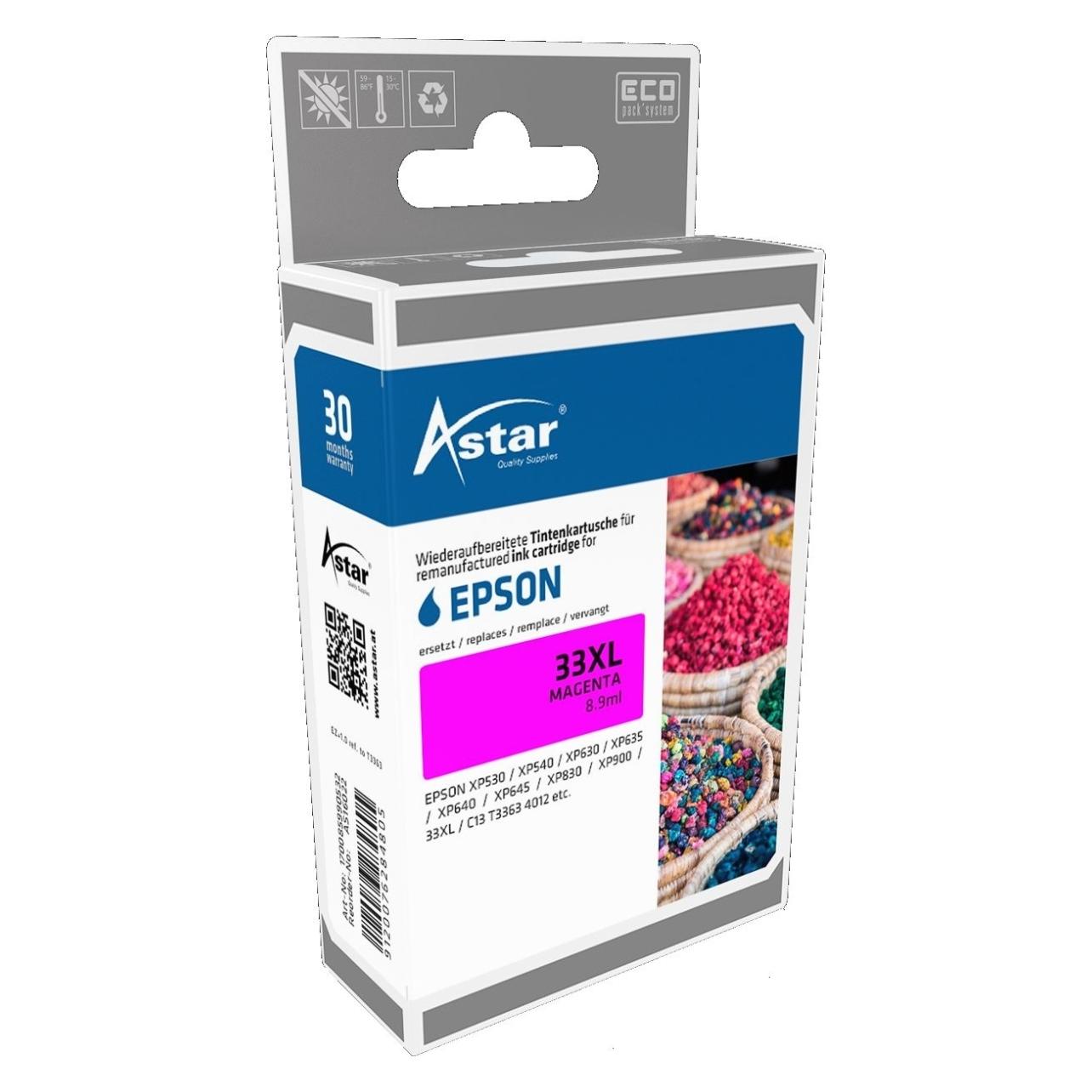 Astar 8.9 ml - Magenta - compatible - Tintenpatrone (M) (AS16022)