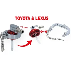 KS Tools Universal-Entlüfterstutzen-Adapter für Toyota und Lexus - 160.0719
