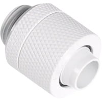 Eiszapfen 13/10mm Anschraubtülle G1/4 - White, Verbindung weiß, für weiche Schläuche (PVC, Silikon, Neoprene)