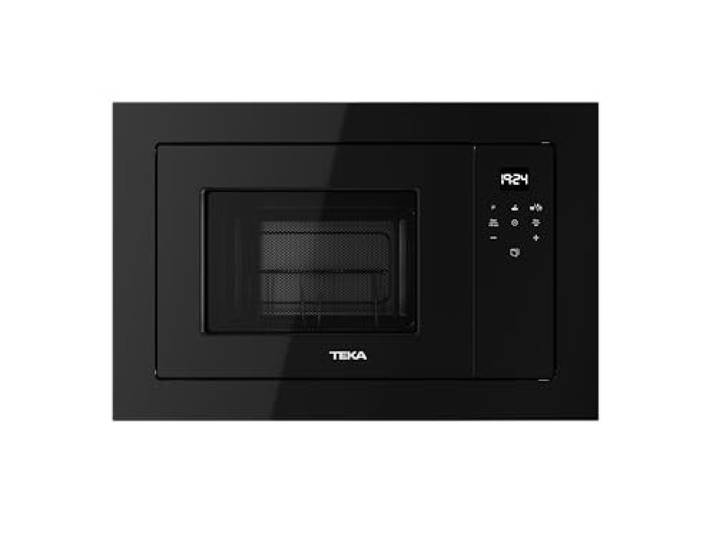 Teka ML 8210 BIS Mikrowelle, integrierbar, Schwarz und Glas, mit Grill, 20 Liter