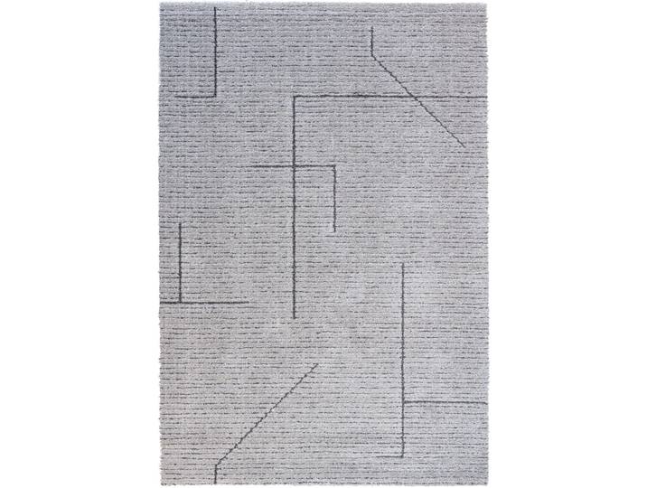 Teppich Masai Grau, Dunkelgrau Anderes Muster Polyester 133 x 195 cm