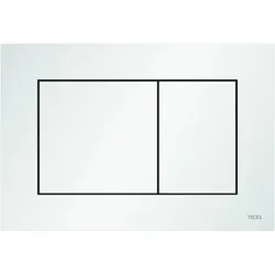 TECEnow WC-Betätigungsplatte für Zweimengentechnik, 9240417, Farbe: weiss matt
