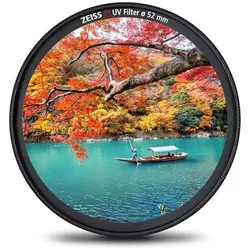 Zeiss Uv (52 mm, UV-Filter), Objektivfilter, Schwarz