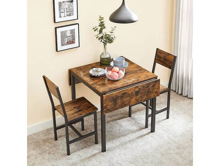 Table Warnos 85 x 75 x 78cm Marron